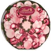 Lindt Schokolade Adventskalender Adventskranz 2024 | 270 g | 24 zartschmelzende Schokoladen-Überraschungen | Schokolade für die Weihnachtszeit | Schokoladen-Geschenk