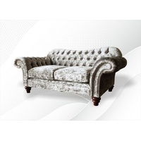 JVmoebel Chesterfield-Sofa, Chesterfield 2 Sitzer Design Sofa Couch 200 cm