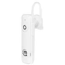 Manhattan Single Ear Bluetooth Headset weiß