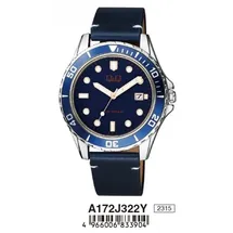 Q&Q FASHION A172J322Y Kautschuk 43,0 mm