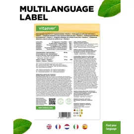 Vit4ever OPC Traubenkernextrakt + Vitamin C Pulver 300 g