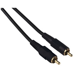 Hama Digital Cinch-Kabel 1:1 Koaxial Audio Audio-Kabel, Cinch, Cinch, Audio-Kabel mit RCA- Chinch-Anschluss, für Verstärker, Receiver etc schwarz
