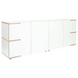 Tojo stau Sideboard low, 200 x 75 cm, weiß