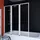 Marwell Badewannenfaltwand »White Premium«, BxH: 125 x 143 cm, Sicherheitsglas - weiss