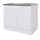 Flex-Well Unterschrank Spülenunterschrank 100 x 0 x 0 cm Weiß