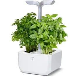 Veritable Anzuchtkasten Exky Smart White, 20x18,2x45,6cm, Anzuchtschale, mit Pflanzenlampe, 2 Zellen