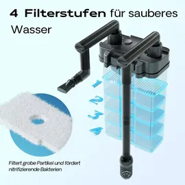 Wiltec Aquarienfilter HBL-802 500 l/h