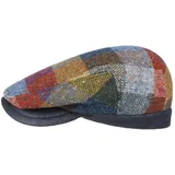 LIERYS Finzi Tweed Flatcap Schirmmütze Karomuster Made in Italy Herren Herbst Winter bunt 60 cm - 60