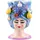 Mirrors and More Vase Fiora (18 x 18,5 x 29,5 cm, Keramik, Blau)
