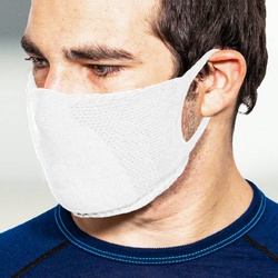 TRERE Social Mask Sportmaske Mund-Nasen-Bedeckung white L