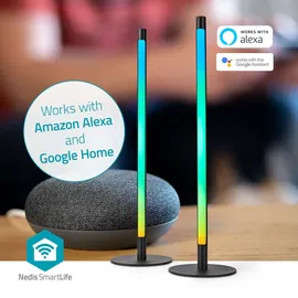 Nedis SmartLife Stimmungslicht Schwarz 2 St.