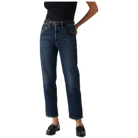 Levi's Damen Jeanshose 501 Crop High Rise, Straight Fit, Blau (Apply Now), W26/L26