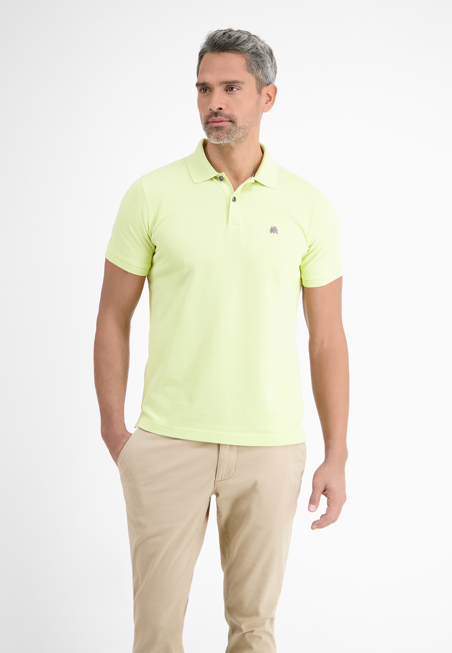 LERROS Poloshirt »LERROS« Lerros LEMONGRASS S