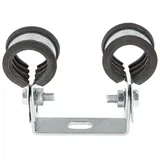 tecuro - Doppel-rohrschelle Ø 35 Mm, Mit Schallschutzeinlage, Verzinkt