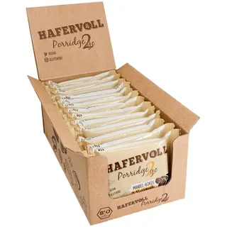 HAFERVOLL Porridge2go 13 x 55 g Riegel Mandel-Kokos