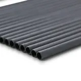 BIOZOYG 5000 Stück Trinkhalme 20cm,  Ø5mm, schwarz, umweltfreundliche Getränkehalme, biologisch abbaubar, ökofreundliche, nachhaltige Papierstrohhalme