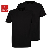 CECEBA T-Shirt Pure Cotton (2-tlg) Rundhalsausschnitt, kurzarm, uni, im 2er Pack schwarz L 6