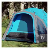 vidaXL Kuppelzelt 3 Personen Blau