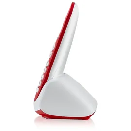 Brondi Adara DECT Telefon Rot Weiß Freisprecheinrichtung - Rot/Weiß