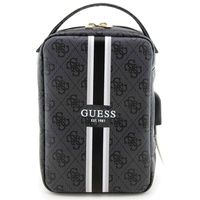 GUESS PU 4G Printed Stripes Travel Universal Bag Black