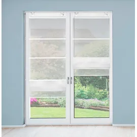HOME WOHNIDEEN 91779 JÖRG Magnetrollo Ausbrenner Bambus, Fensterhaken, Farbe:wollweiß, Größe:130 x 45 cm, Anzahl:1