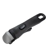 lriattp Abnehmbarer Topfgriff Hitze- & Rutschfester Griff für Töpfe & Pfannen, 10KG Tragfähigkeit (Schwarz)