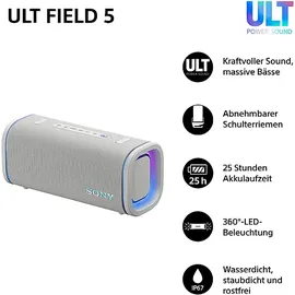 Sony ULT FIELD 5 Bluetooth-Lautsprecher weiß