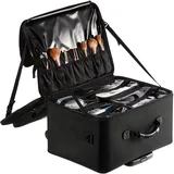 Vevor Kosmetikkoffer mit wärmeisolierender Schicht Make Up Tasche aus Oxford-Stoffmaterial wasserdicht und verschleißfest Schminkkoffer Schminktasche Kosmetikbeutel Make-up-Organizer 480x260x380mm
