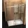 Aloni Eckdusche mit Schiebetür rechts 120 x 90 cm beige Sicherheitsglas