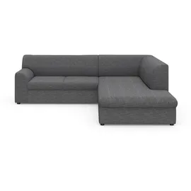 DOMO collection Ecksofa DOMO COLLECTION "Topper zeitlos elegant, kompakte StellmaßeL-Form", grau (weiß, grau), B:237cm H:78cm T:200cm, Sofas, Ecksofa, mit Ottomane, wahlweise mit Schlaffunktion