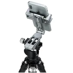 Leofoto Halterung Smartphoneklemme & Stativ PS-2 Silver