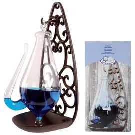 Esschert Design Glasbarometer Gusseisenhalterung