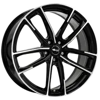 BROCK B38 8,0 x 19 5 x 112 ET45 Schwarz Poliert