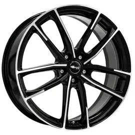 BROCK B38 8,0 x 19 5 x 112 ET45 Schwarz Poliert