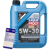 Liqui Moly 5 L Longtime High Tech 5W-30 + Ölwechsel-Anhänger