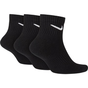 Nike Everyday Cushioned Knöchelsocken 3er Pack schwarz/weiß 42-46