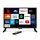 blugy Smart 23.8 led hd, 12V, 1920x1080 Pixel, Reisetauglicher Fernseher ideal für Fahrzeuge, Wohnwagen, LKWs, Boote, integrierter Lautsprecher Disney+