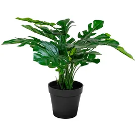 tinkaro Künstliche Zimmerpflanze Künstliche Monstera Pflanze H:45 cm Grün, tinkaro, Höhe 45 cm grün