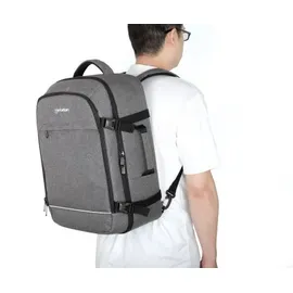 Manhattan 440370 Rucksack für Notebook, 17,3 Zoll, Handgepäck, Rom, Grau