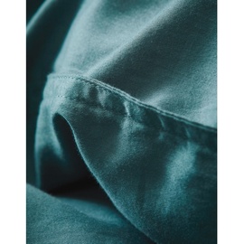 ESSENZA Bettwäsche, Blau, Textil, Uni, 155x220 cm, Oeko-Tex® Standard 100, weiche und anschmiegsame Oberfläche, Schlaftextilien, Bettwäsche, Bettwäsche