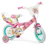 T&Y Trade 12 Zoll Kinder Fahrrad Unicorn Mädchenfahrrad Rad Bike Einhorn 12219 - Rosa