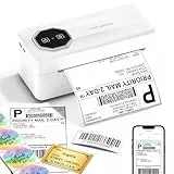 TATTMUSE Bluetooth Thermodrucker 4x6 Zoll – Etikettendrucker für Versandetiketten, kompatibel mit DHL, Amazon, FedEx, Shopify, Etsy & Royal Mail. Ideal für Barcode, Paketaufkleber und Logistik