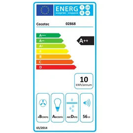 Cecotec Bolero Flux IT 755500 Einbauhaube 75 cm Edelstahl