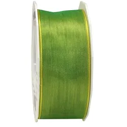 PRÄSENT Geschenkband Four Seasons seidenmatt limette 40,0 mm x 25,0 m