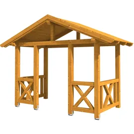 SKANHOLZ Vordach Stralsund 7 360 x 187 cm eiche hell