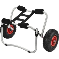 Kajakwagen Drau Kanuwagen Surfwagen Aluminium Kajak Kanu Bootstrailer Alu in.tec