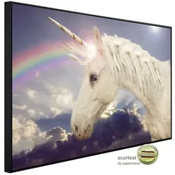 papermoon Infrarotheizung »EcoHeat - Einhorn Regenbogen«, Matt-Effekt - bunt