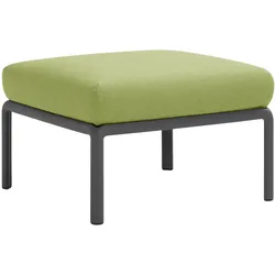 Nardi Komodo Pouf, anthrazit / avocado sunbrella