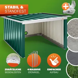 Gardebruk Mährobotergarage Pultdach Metall 89x90x54cm