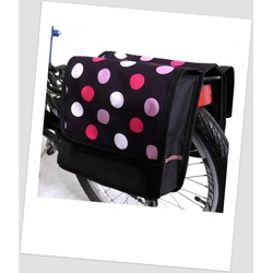 Baby-Joy Fahrradtasche Kinder-Fahrradtasche JOY Satteltasche Gepäckträgertasche Fahrradtasche schwarz